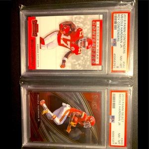 Mecole Hardman Jr. lot of 2 PSA graded 8 rookies!